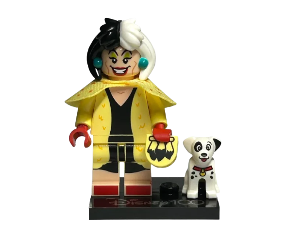 Lego 71038 Disney 100 Minifigure - Cruella De Vil & Dalmatian Puppy Coldis100-13