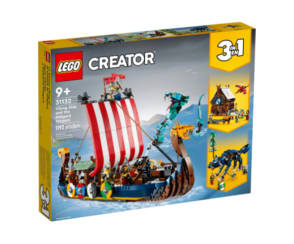 Lego 31132 Viking Ship and the Midgard Serpent