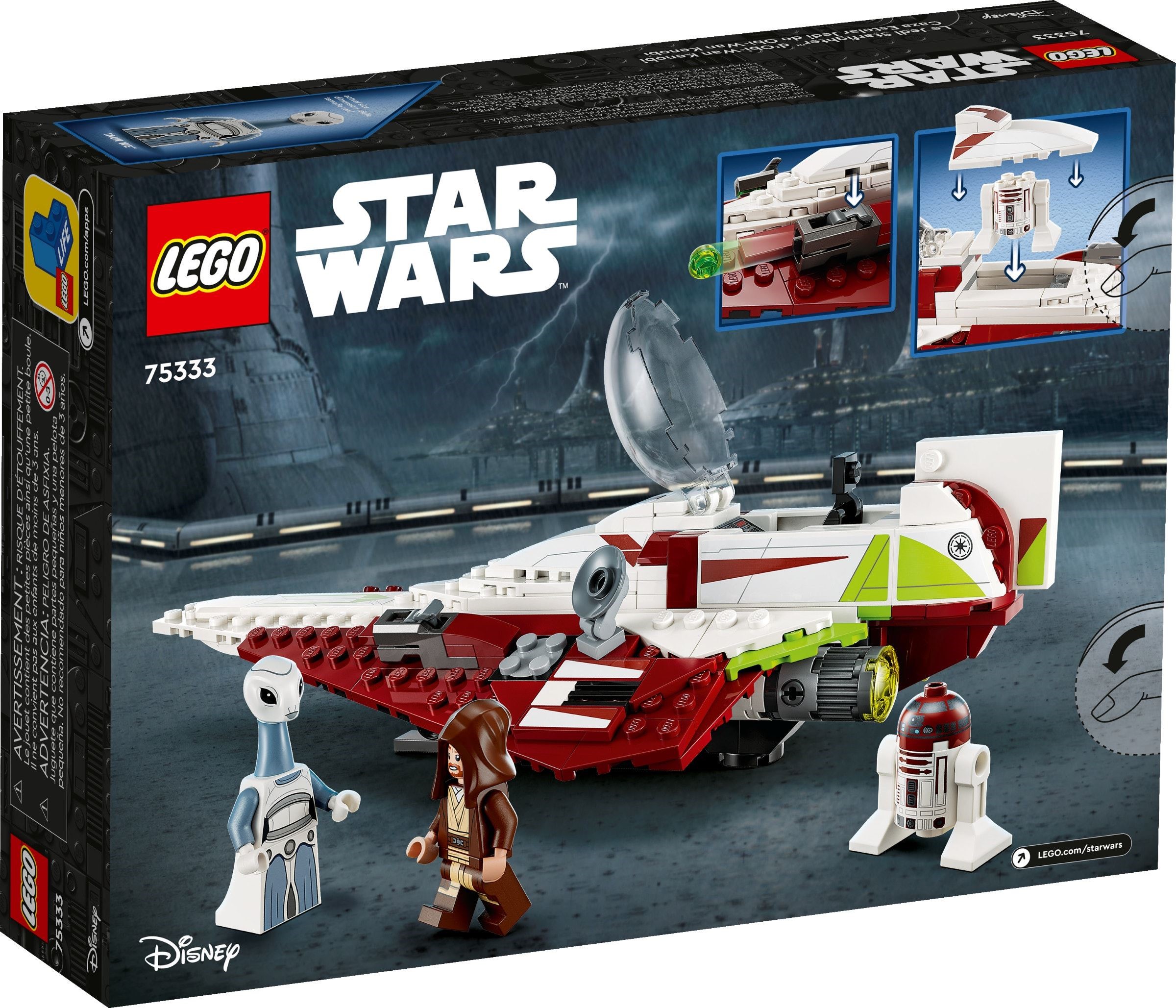 Lego 75333 Obi-Wan Kenobi's Jedi Starfighter - Image 2