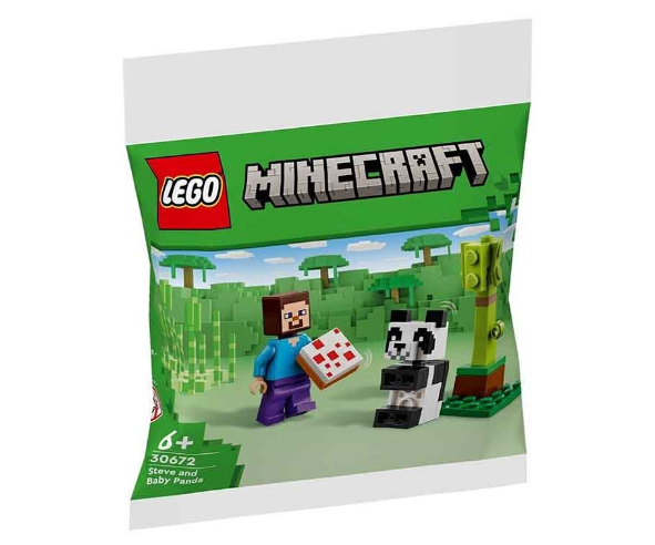 Lego 30672 Steve and Baby Panda Polybag
