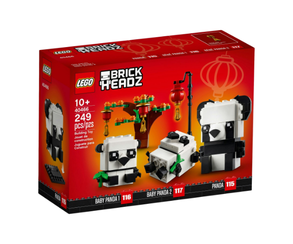 Lego 40466 Brickheads Pandas