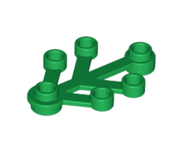 Lego Plant Leaves 4 x 3 - 25pieces.