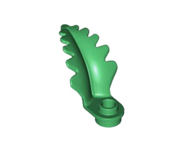 Lego Plant Plate with curved Leaf - 25pcs
