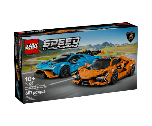 Lego 77238 Lamborghini Revuelto & Lamborghini Huracán STO