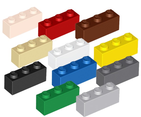 Lego Bricks 1x3
