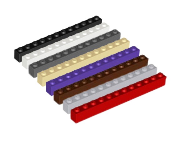 Lego Bricks 1x12