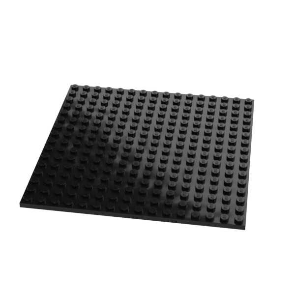 Lego Plates 16×16 - Black