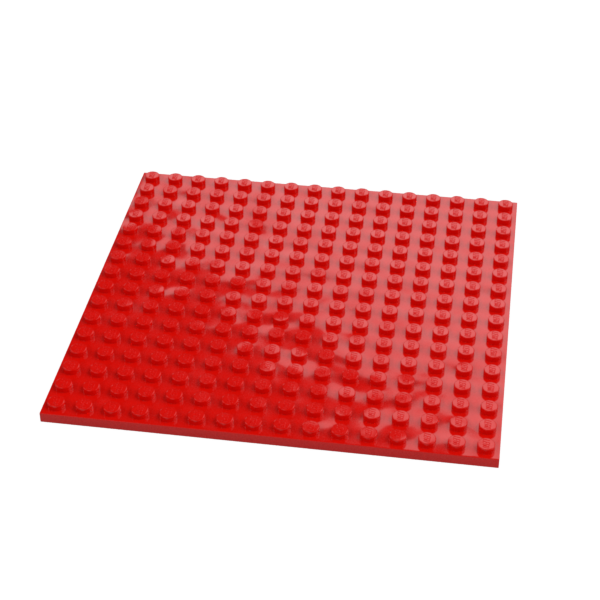 Lego Plates 16×16 - Red