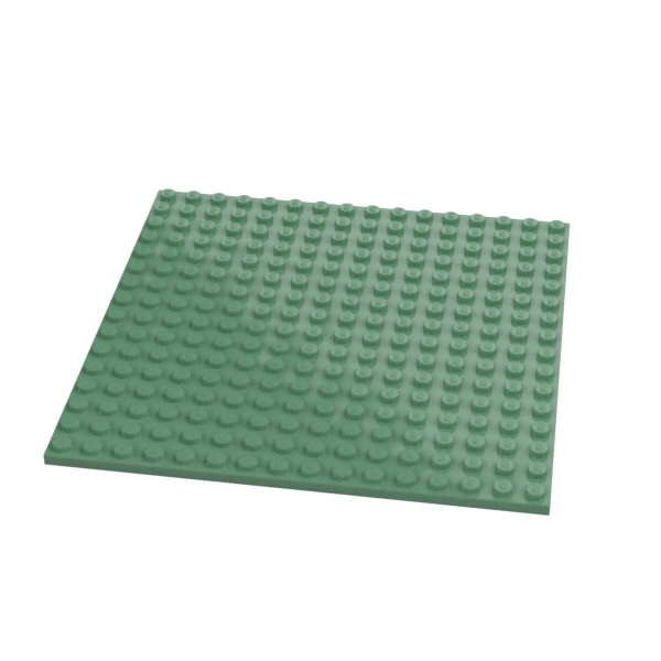 Lego Plates 16×16 - Sand Green