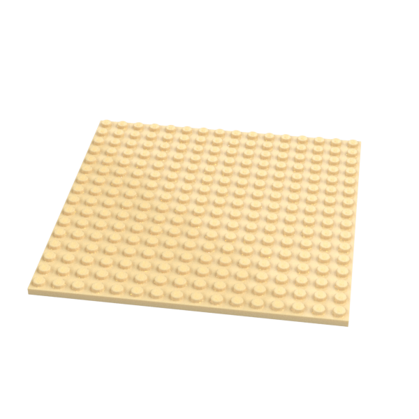 Lego Plates 16×16 - Tan