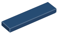 Lego Tiles 1×4 - Dark Blue