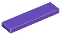 Lego Tiles 1×4 - Dark Purple