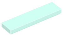 Lego Tiles 1×4 - Light Aqua