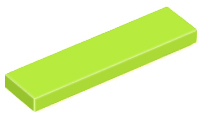 Lego Tiles 1×4 - Lime