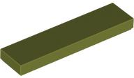 Lego Tiles 1×4 - Olive Green