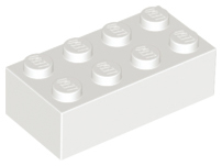 Lego Bricks 2×4 - White