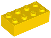 Lego Bricks 2×4 - Yellow