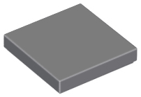Lego Tiles 2×2 - Dark Bluish Grey