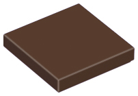 Lego Tiles 2×2 - Dark Brown