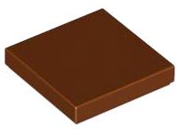 Lego Tiles 2×2 - Reddish Brown