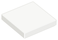 Lego Tiles 2×2 - White