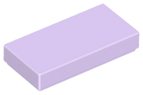 Lego Tiles 1×2 - Lavender