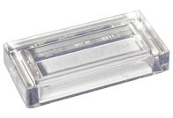 Lego Tiles 1×2 - Trans-Clear