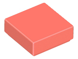 Lego Tiles 1×1 - Coral