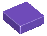 Lego Tiles 1×1 - Dark Purple