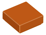 Lego Tiles 1×1 - Dark Orange