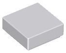 Lego Tiles 1×1 - Light Bluish Grey