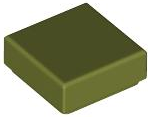 Lego Tiles 1×1 - Olive Green