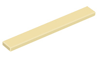 Lego Tiles 1×8 - Tan