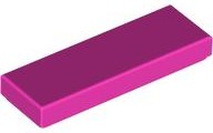 Lego Tiles 1×3 - Dark Pink