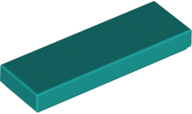 Lego Tiles 1×3 - Dark Turquoise