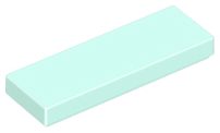 Lego Tiles 1×3 - Light Aqua