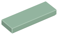 Lego Tiles 1×3 - Sand Green