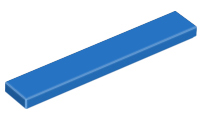 Lego Tiles 1×6 - Blue