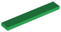 Lego Tiles 1×6 - Green