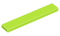 Lego Tiles 1×6 - Lime