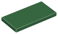 Lego Tiles 2×4 - Dark Green
