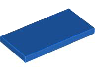 Lego Tiles 2×4 - Blue