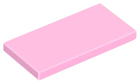 Lego Tiles 2×4 - Bright Pink