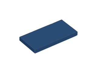 Lego Tiles 2×4 - Dark Blue