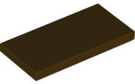 Lego Tiles 2×4 - Dark Brown