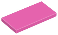 Lego Tiles 2×4 - Dark Pink