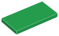 Lego Tiles 2×4 - Green