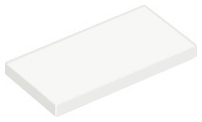 Lego Tiles 2×4 - White
