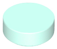 Lego Tiles 1×1 Round - Light Aqua
