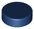 Lego Tiles 1×1 Round - Dark Blue